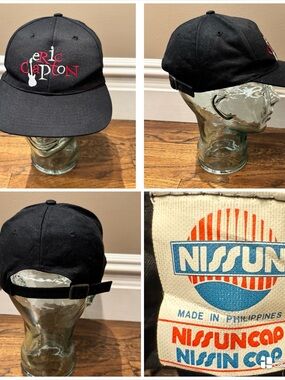 Vintage 90s  Nissun brand Eric Clapton band hat